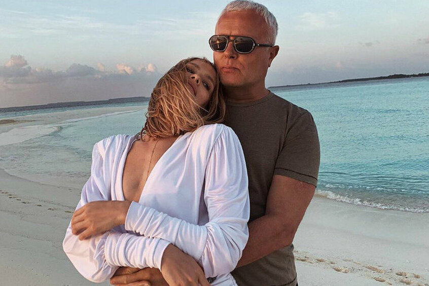 Елена Перминова и Александр Лебедев