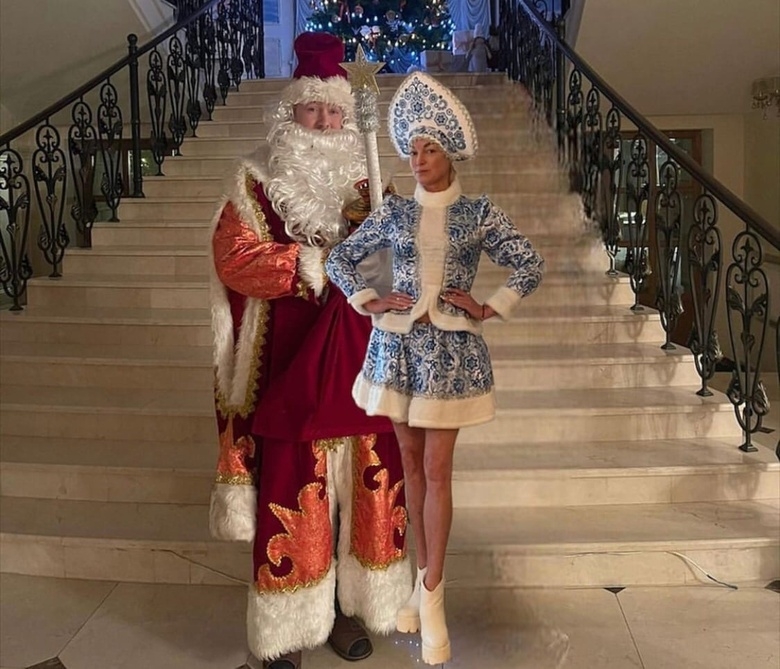 Анастасия Волочкова со своим избранником Дмитрием