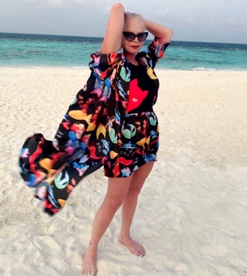 Лариса Долина отдыхает на Мальдивах с семьей