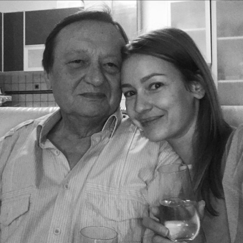 Актриса со своим отцом Федором Николаевичем