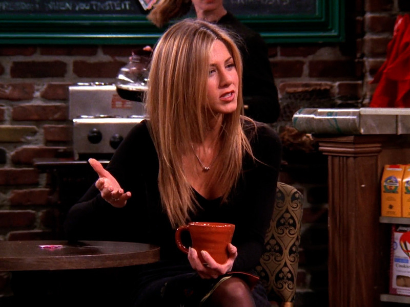 «Рваный» каскад - одна из фирменных причесок героини Дженнифер Энистон в сериале "Друзья"