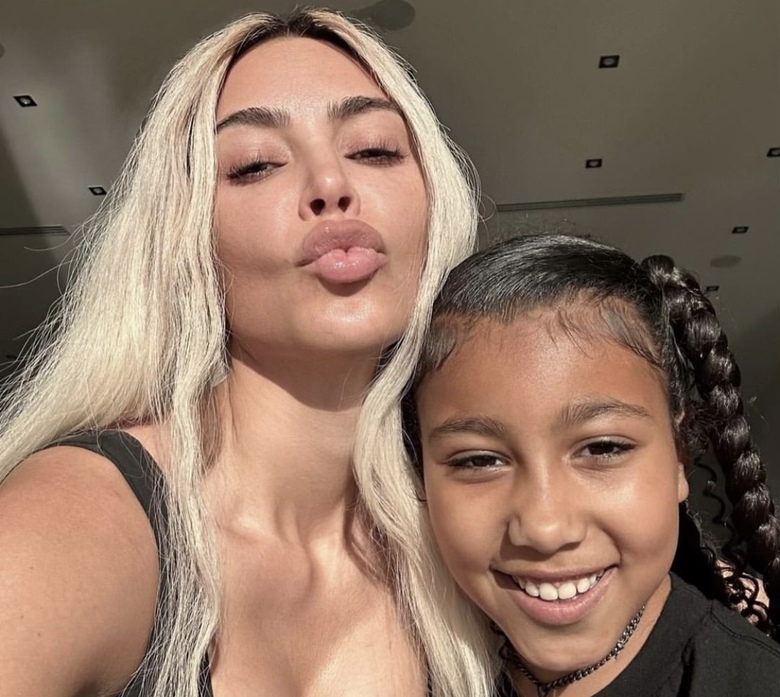 Ким Кардашьян с дочкой Норт