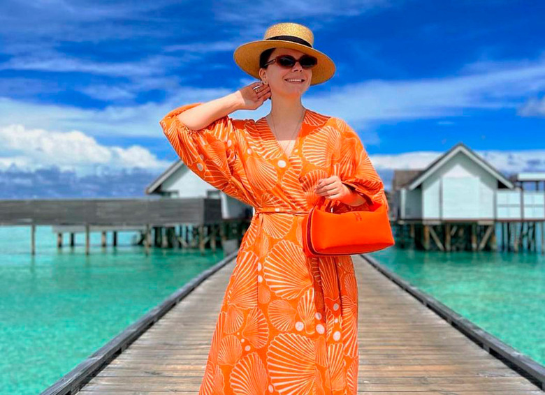 Татьяна Брухунова на Мальдивах