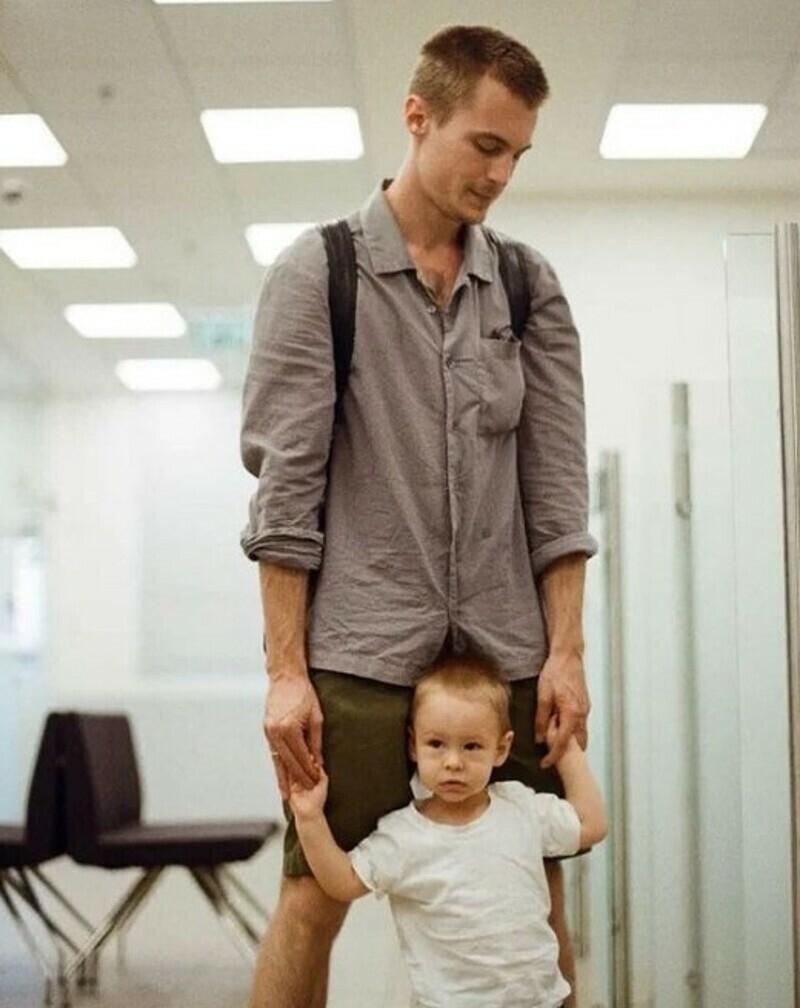 Актер вместе с сыном Олегом