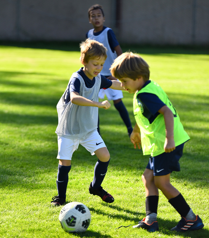 Сын Беретты играет в футбол уже два года