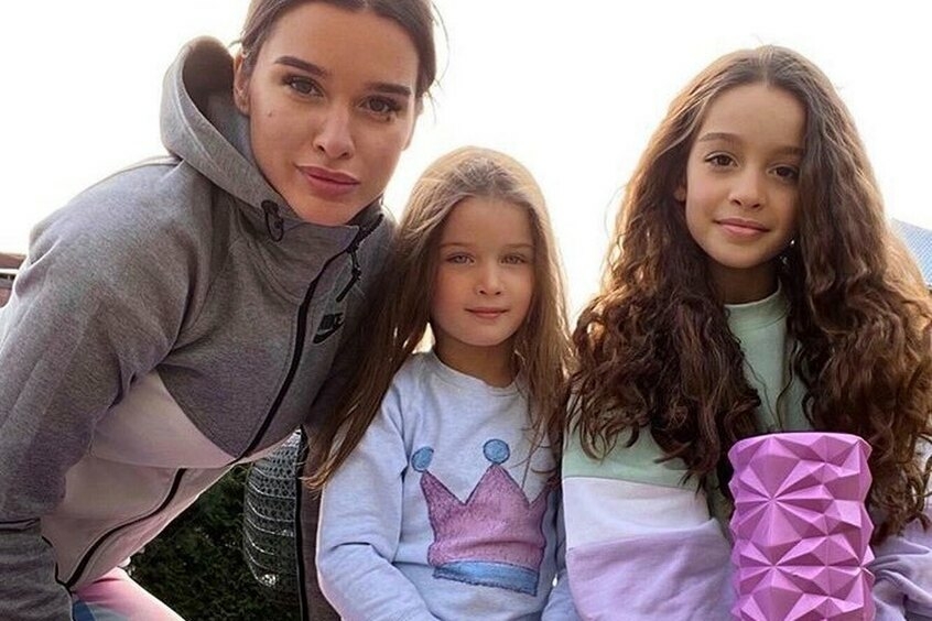 Ксения Бородина с дочерьми