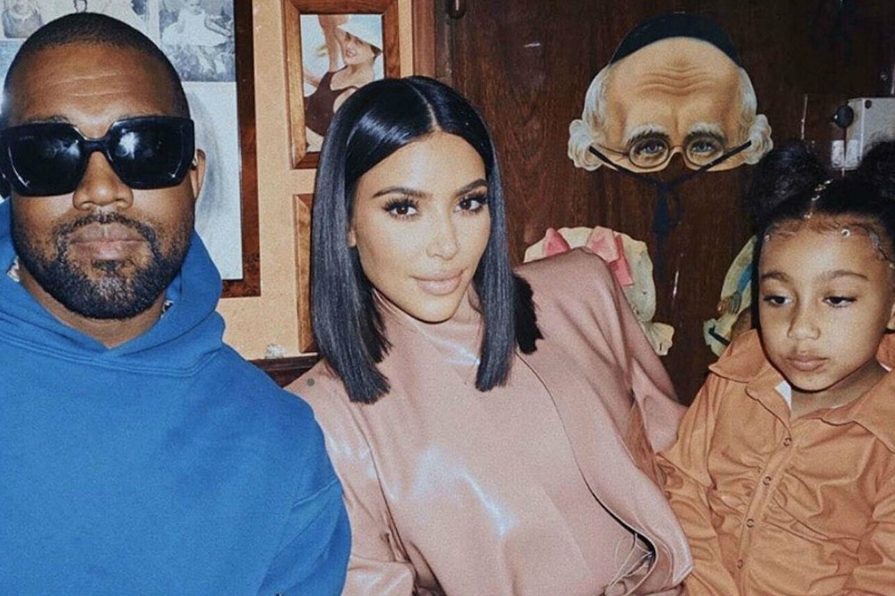 Ким Кардашьян с дочерью