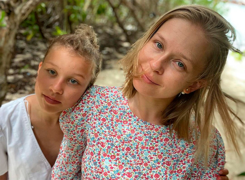 Юлия Пересильд с дочерью Анной