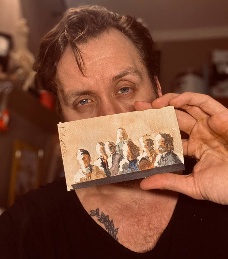 «Я с сентября начал писать на холсте, у меня уже более 80 картин»