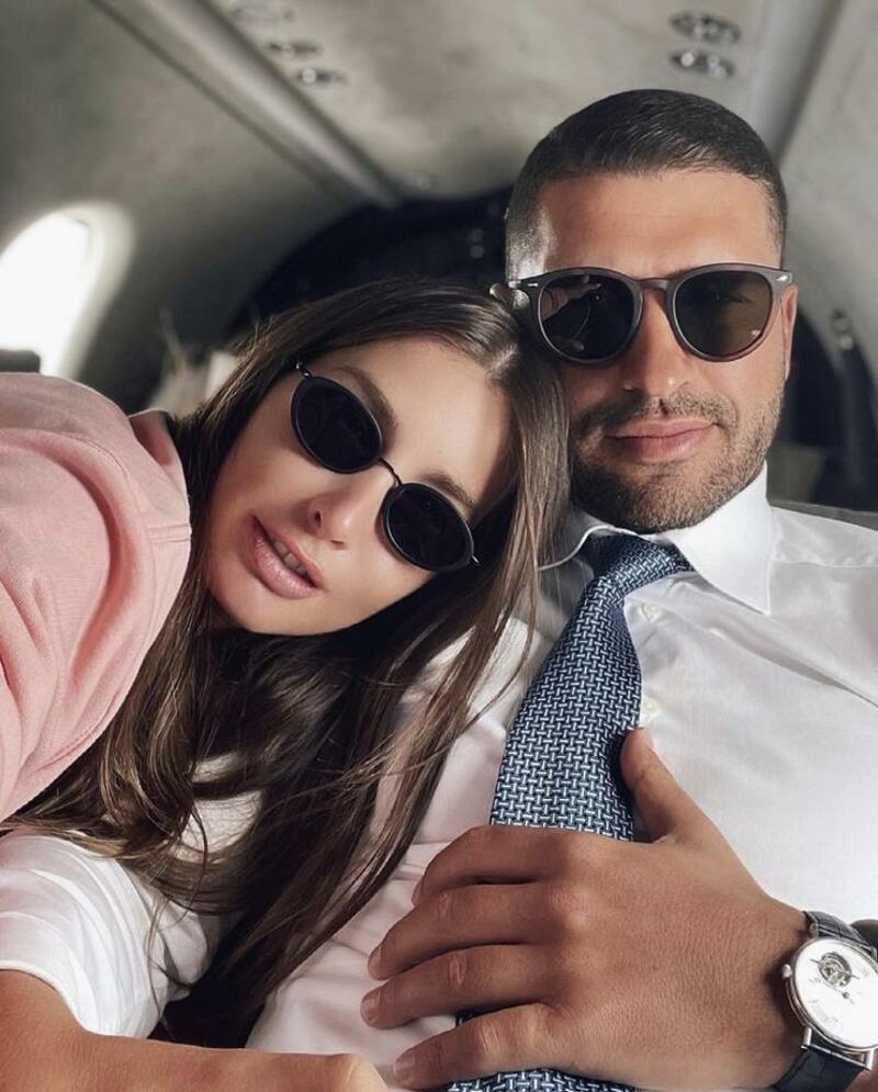 Кети Топурия с мужем Львом Деньговым