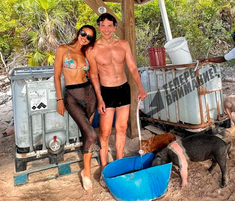 Ирина Шейк и Брэдли Купер на отдыхе