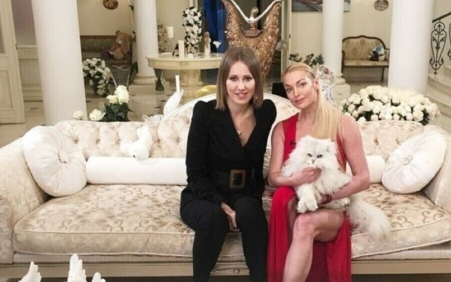 Анастасия Волочкова и Ксения Собчак