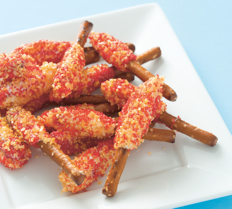 «Факелы» из соломки