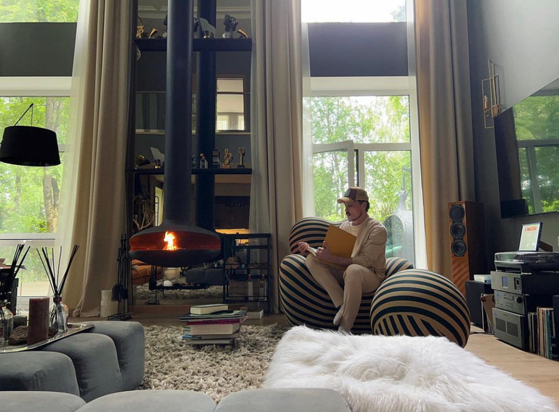 Дизайн дома Билана располагает к комфортному и уютному отдыху