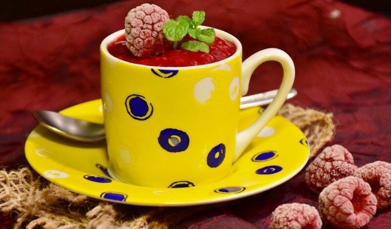 Пюре из замороженной малины