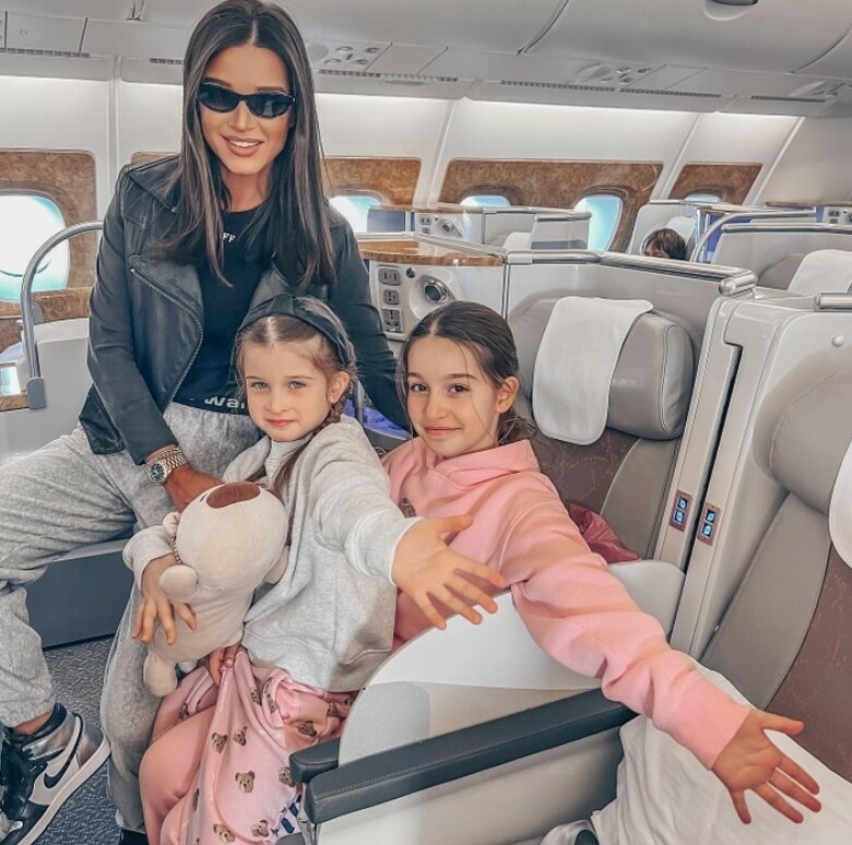 Ксения Бородина с Марусей и Теоной