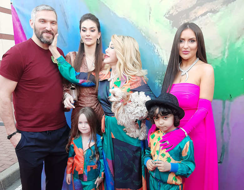 Александр Овечкин, Анастасия Шубская, Любовь Успенская и Аника Керимова