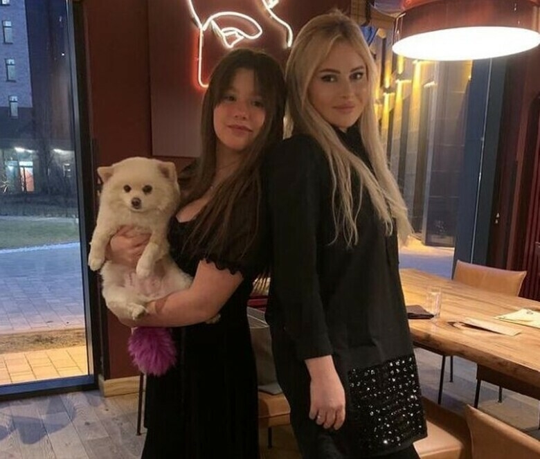 Дана Борисова с дочкой Полиной