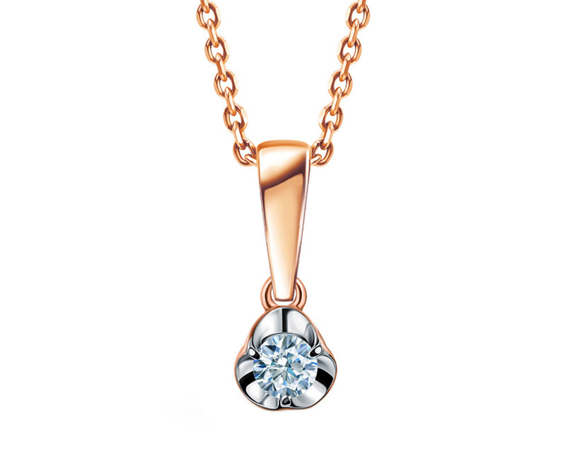 SUNLIGHT ЗОЛОТАЯ ПОДВЕСКА «БРИЛЛИАНТЫ ЯКУТИИ», АРТИКУЛ: 108794, ЦЕНА: 4 194 РУБ.