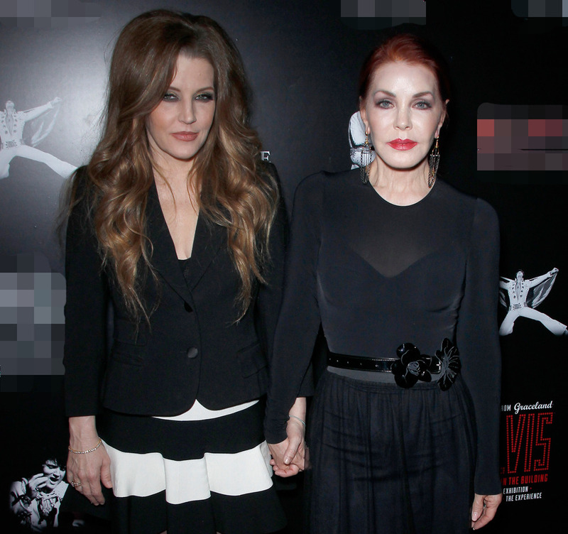 Присцилла Пресли с дочерью Лизой-Мари