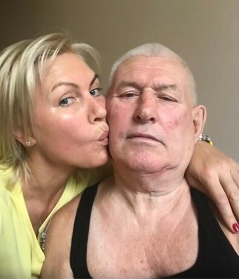 Спортсменка с отцом