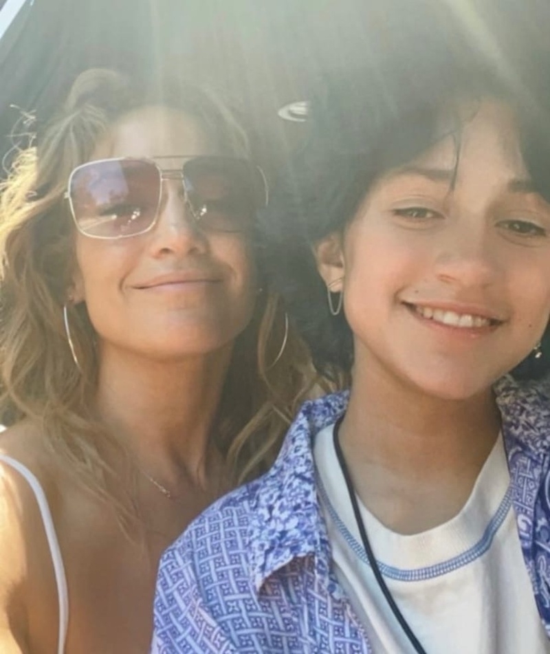 Дженнифер Лопес с дочерью