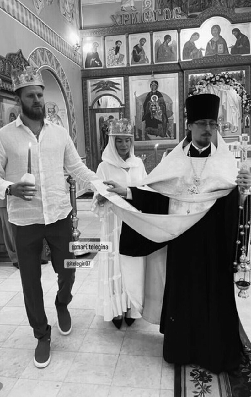 Венчание прошло в кругу близких людей