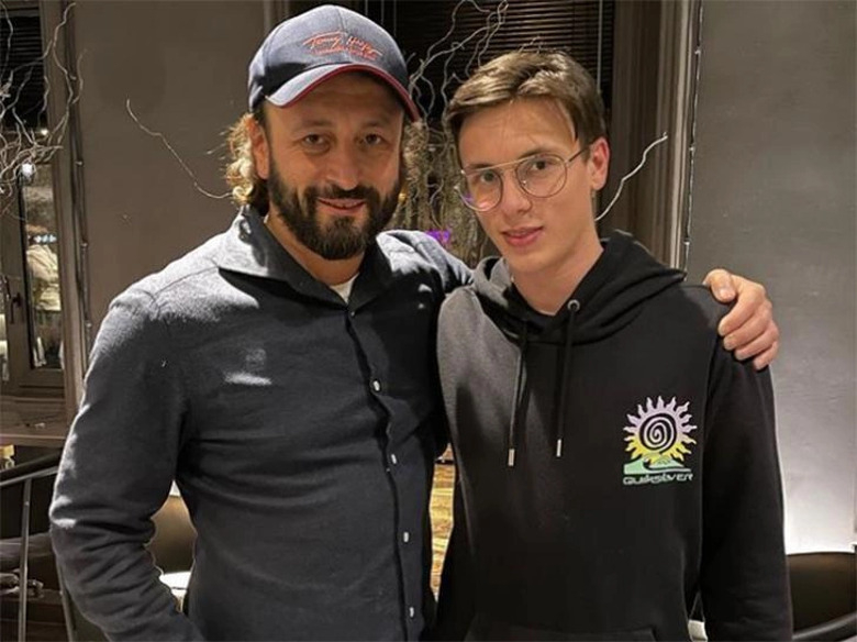 Илья Авербух с сыном Мартином