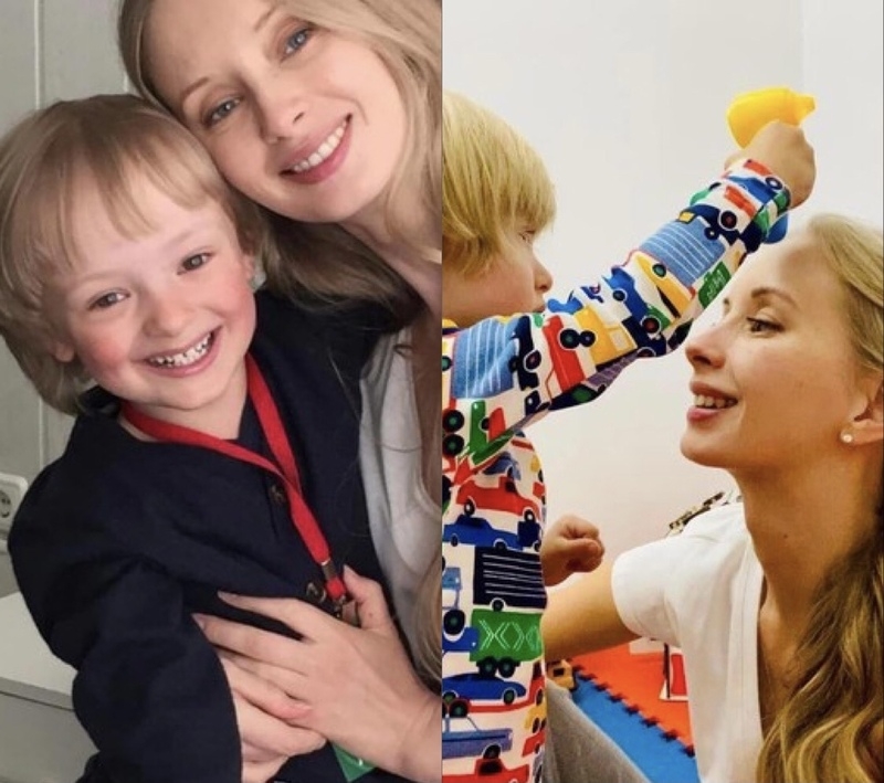 Актриса показал сыновей