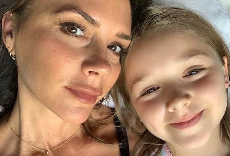 Виктория Бекхем с дочерью