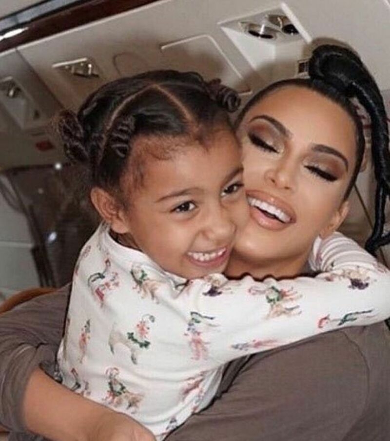 Ким Кардашьян с дочерью