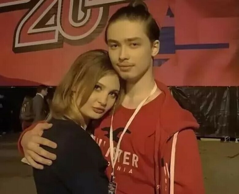 Архип Глушко со своей избранницей