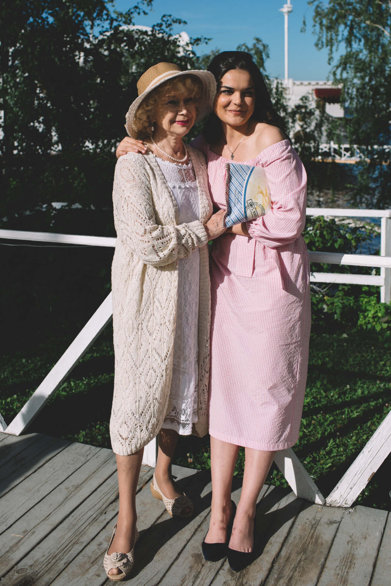 С бабушкой Светланой Немоляевой