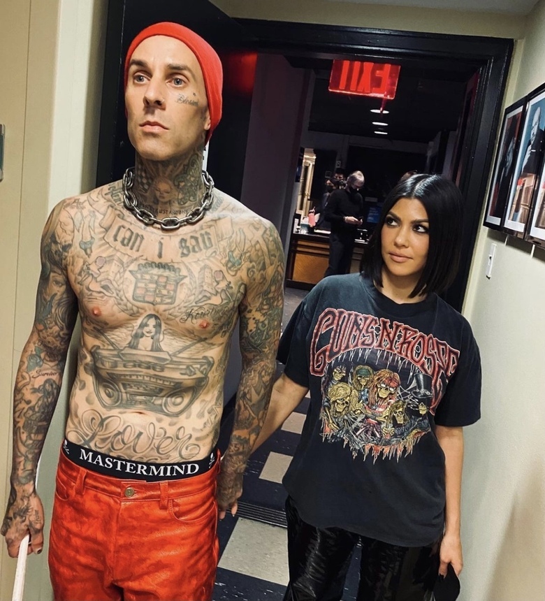 Кортни Кардашьян и Трэвис Баркер