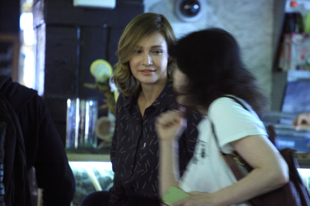 Рабочий момент съемок