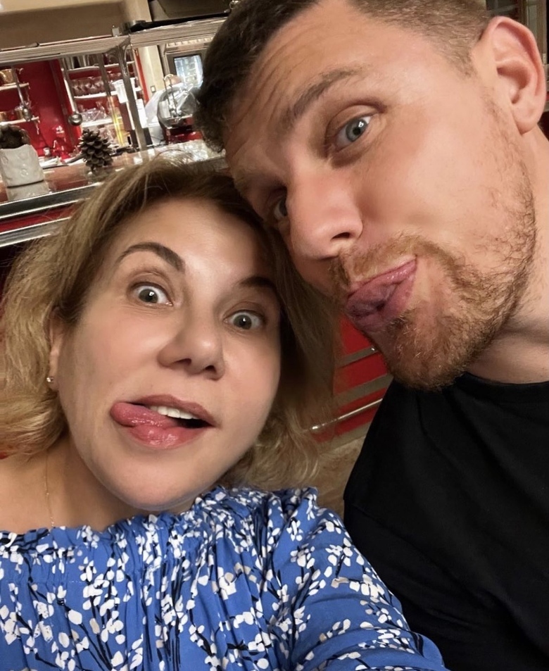 Марина Федункив с мужем