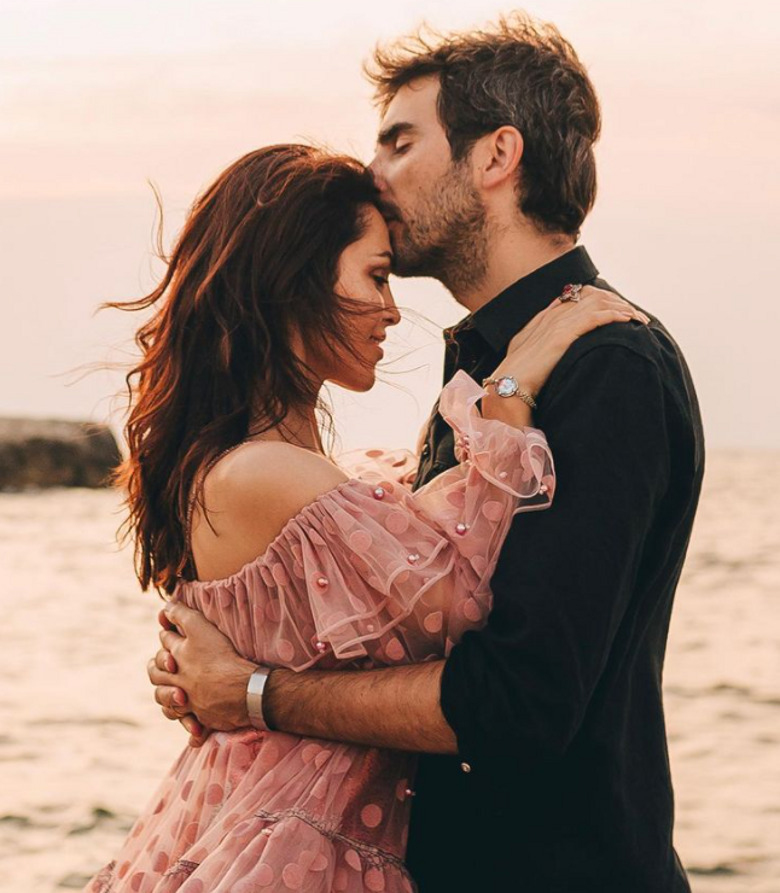 Сати Казанова с мужем, фотографом Стефано Тиоццо