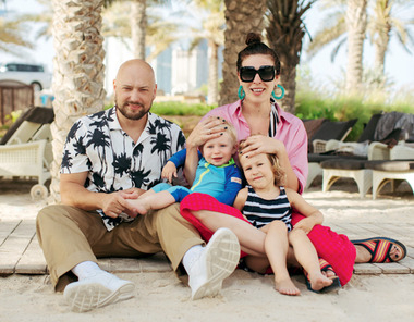 Владимира и Ксению Маркони с детьми