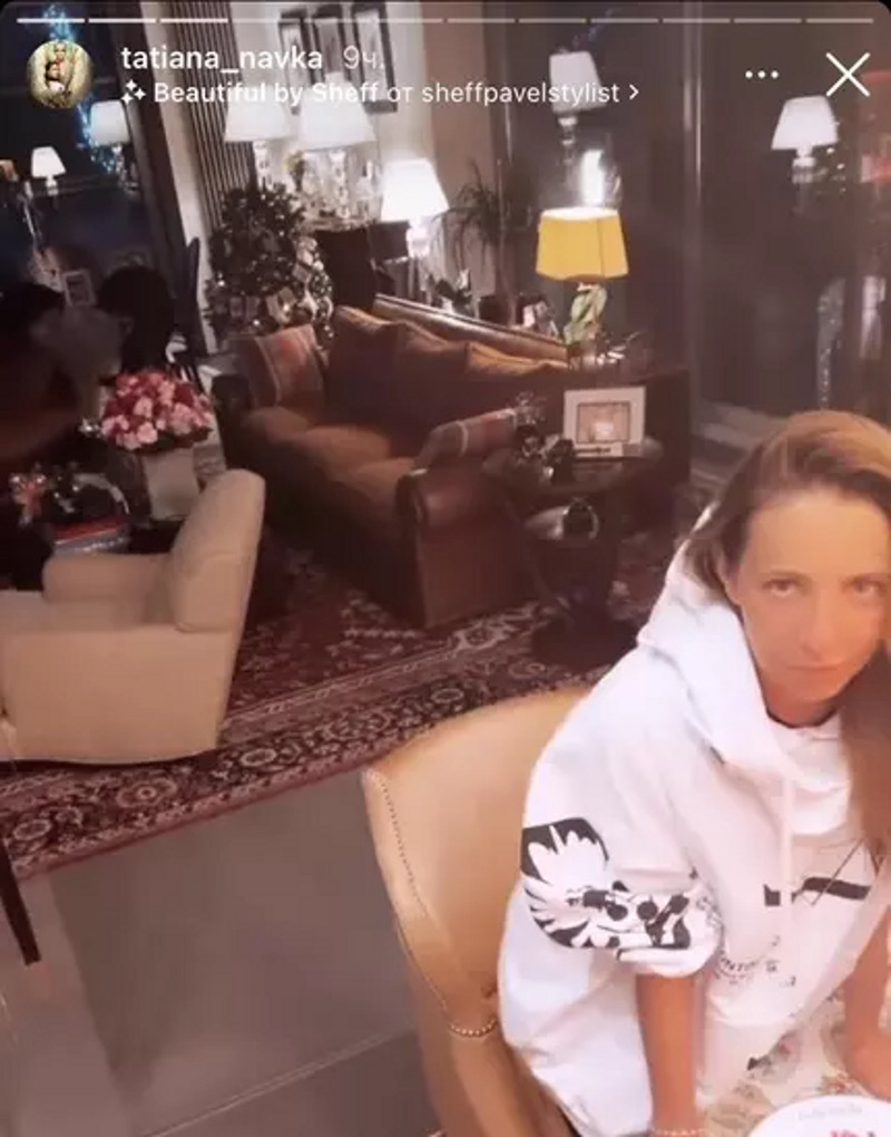 Столовая в загородном доме Татьяны Навки