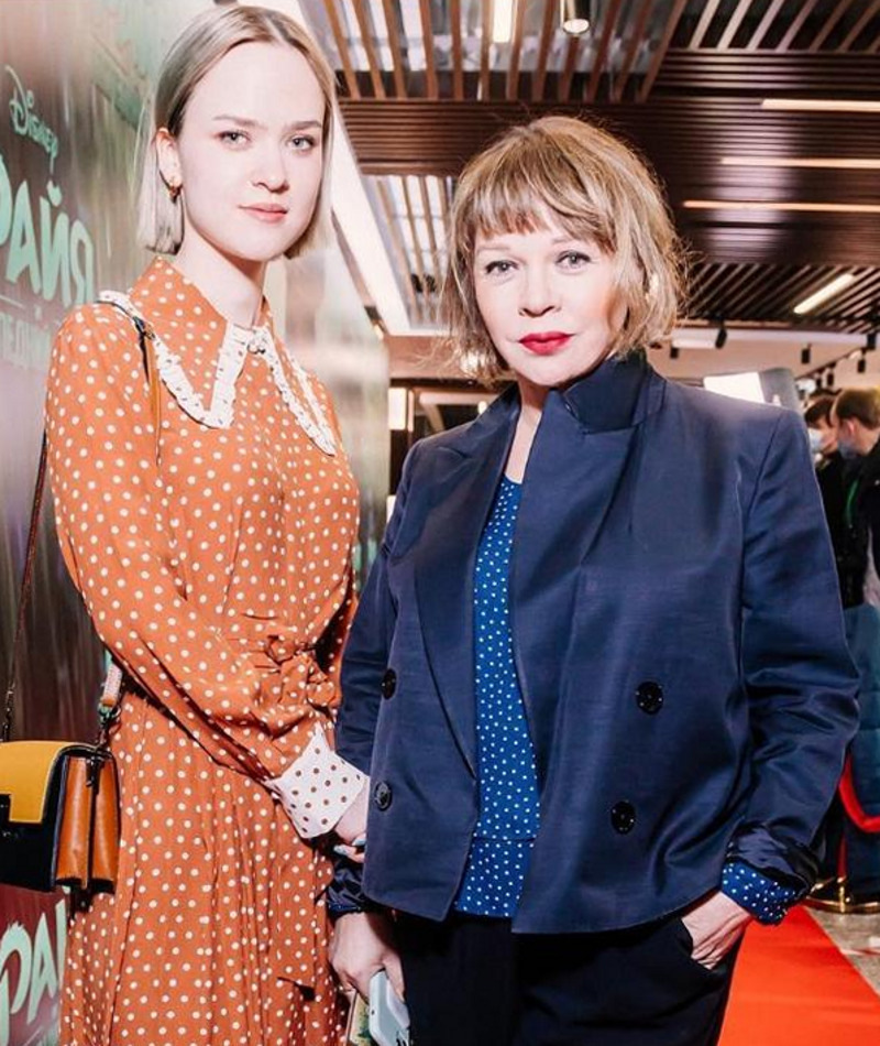 С дочерью Марией