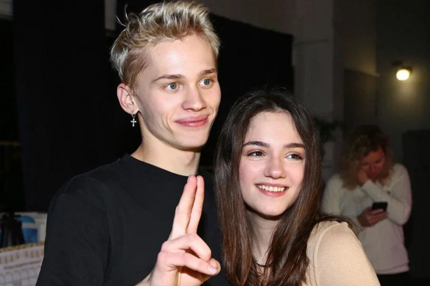 Даня Милохин и Евгения Медведева