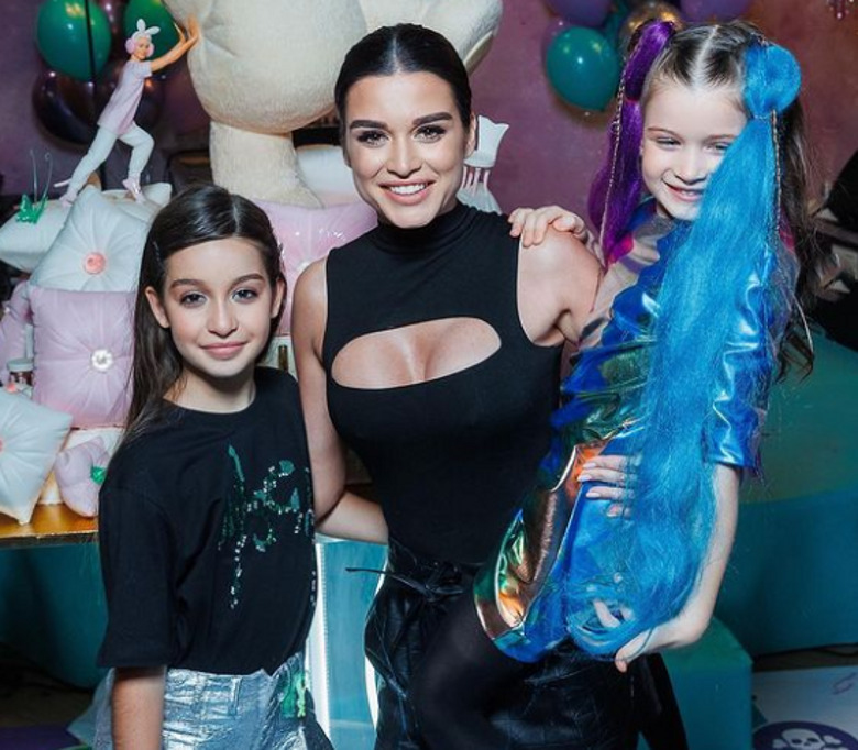 Ксения Бородина с дочерьми