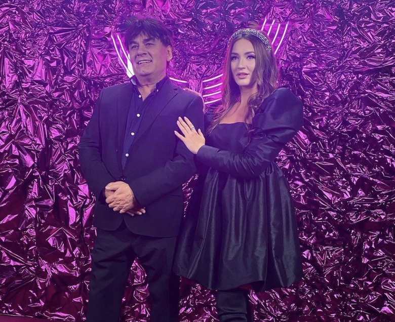 Александр Серов с дочерью Мишель