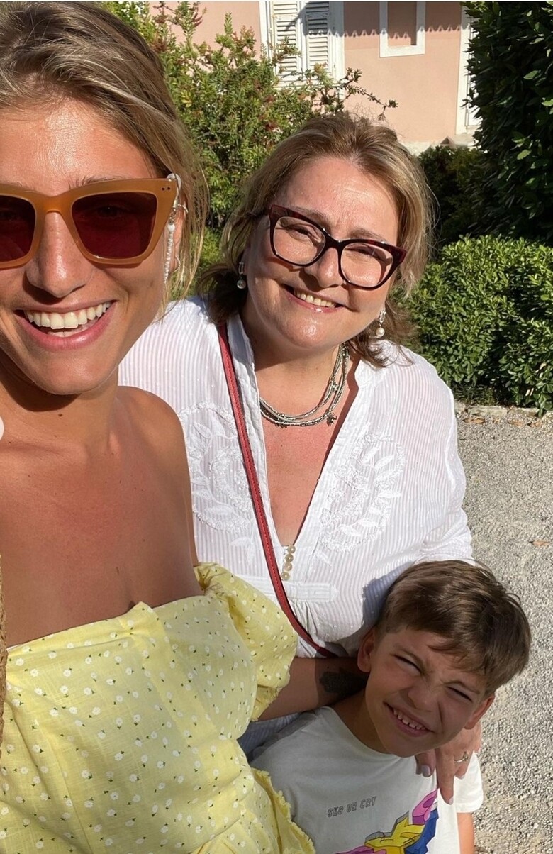 Ия Нинидзе с дочерью Нино и внуком Сандро