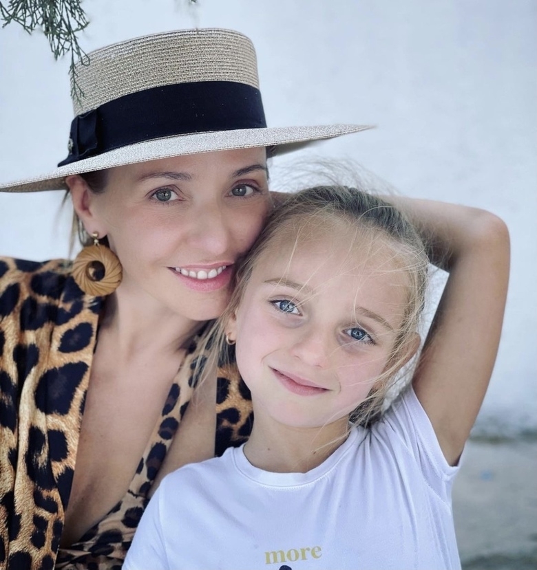 Татьяна Навка с дочерью Надеждой