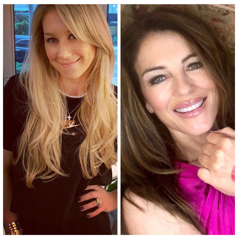 Анна Курникова / Элизабет Херли