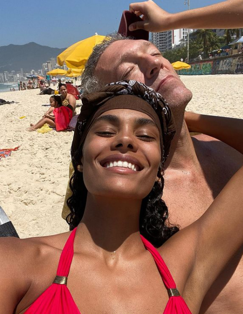 Тина Кунаки и Венсан Кассель