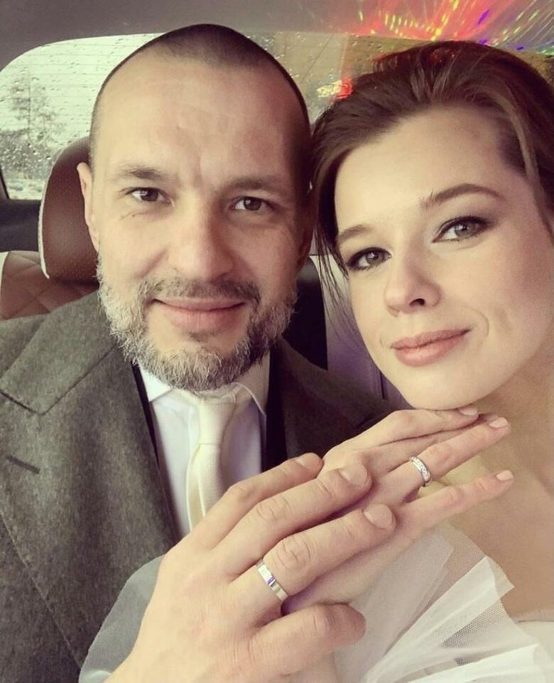 Екатерина Шпица с мужем