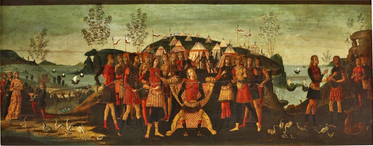 Фунгаи Бернардино. Сципион Африканский принимает сдавшегося в плен царя Сифакса