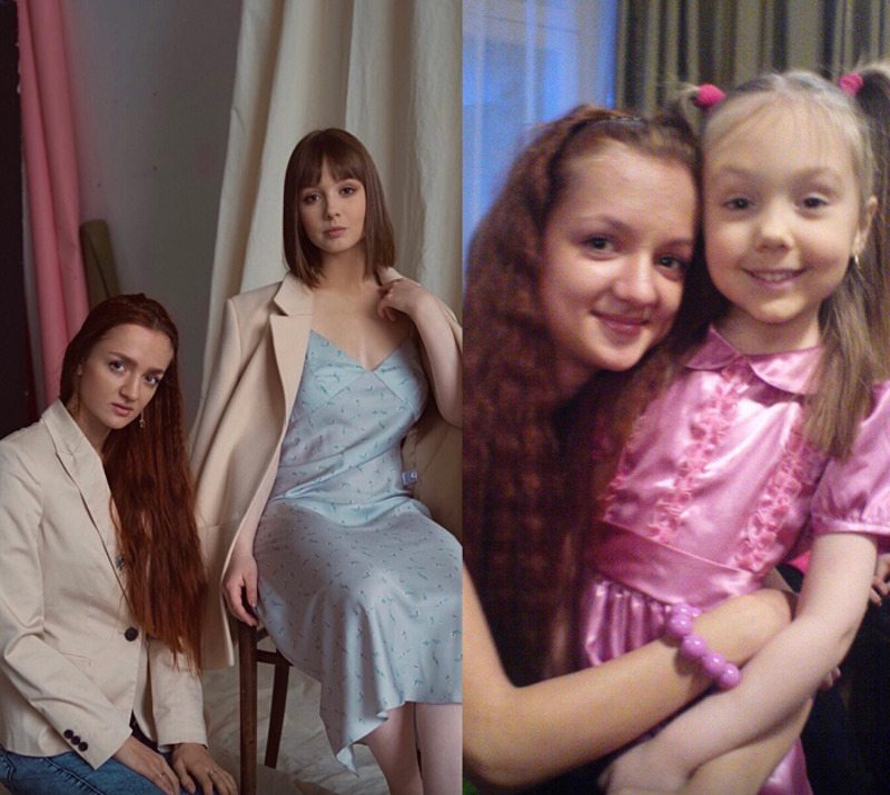 С коллегами по съемкам в "Папиных дочках" Настя почти не общается, но недавно встретилась с Катей Старшовой на одной совместной фотосъемке